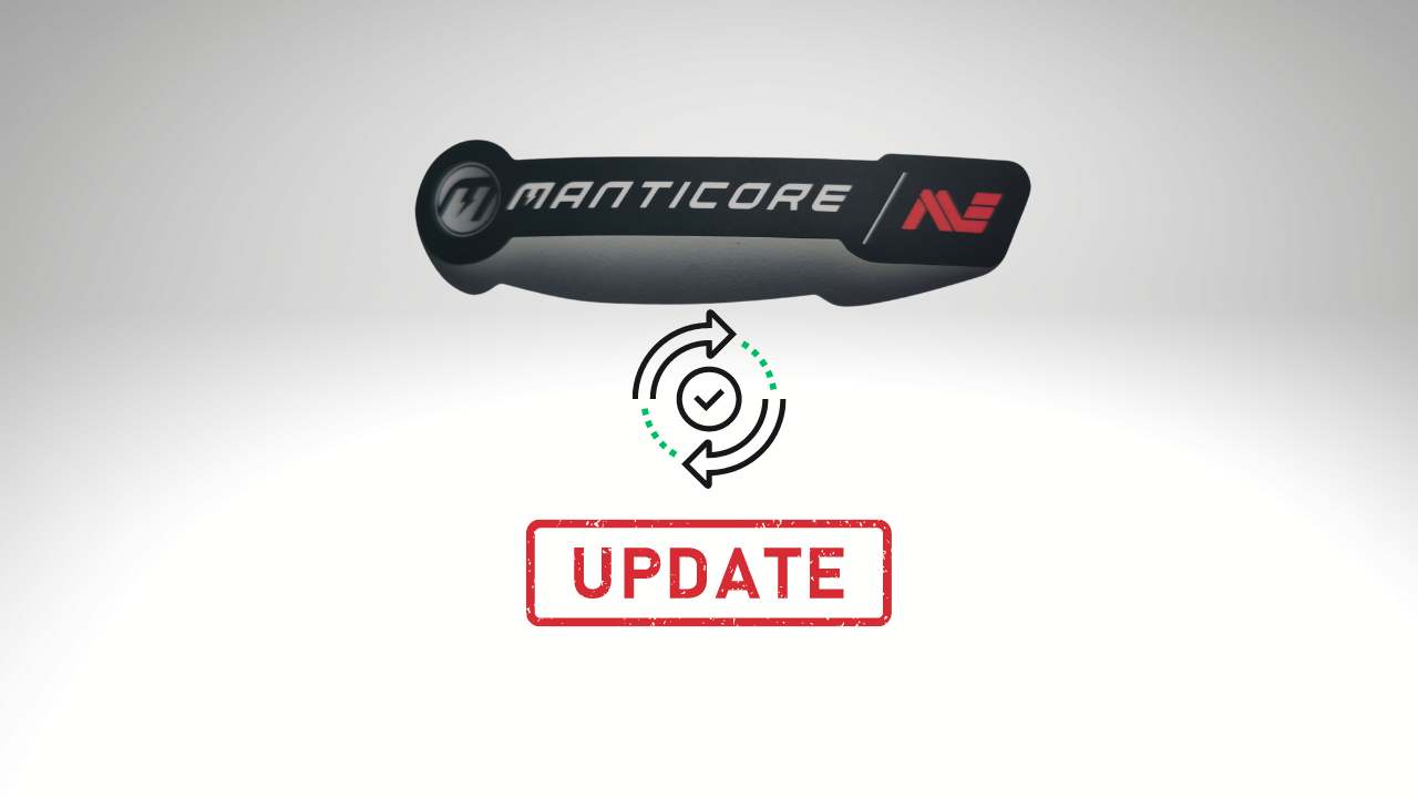 Minelab Manticore metal detector update. 