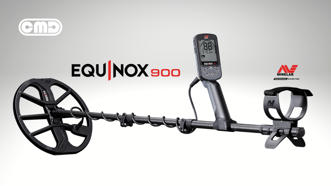 Minelab Equinox 900 metal detector.